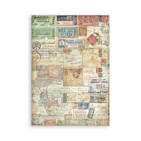 Art of Travelling A5 Washi Pad (8pcs)  - 9