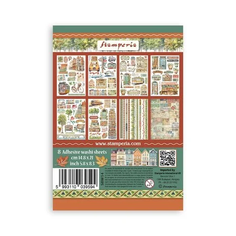 Art of Travelling A5 Washi Pad (8pcs)  - 10