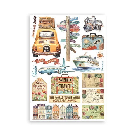 Art of Travelling A5 Washi Pad (8pcs)  - 3