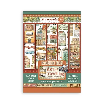 Art of Travelling A5 Washi Pad (8pcs) 