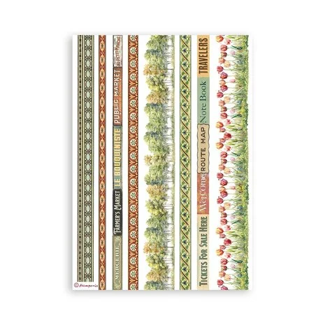 Art of Travelling A5 Washi Pad (8pcs)  - 8