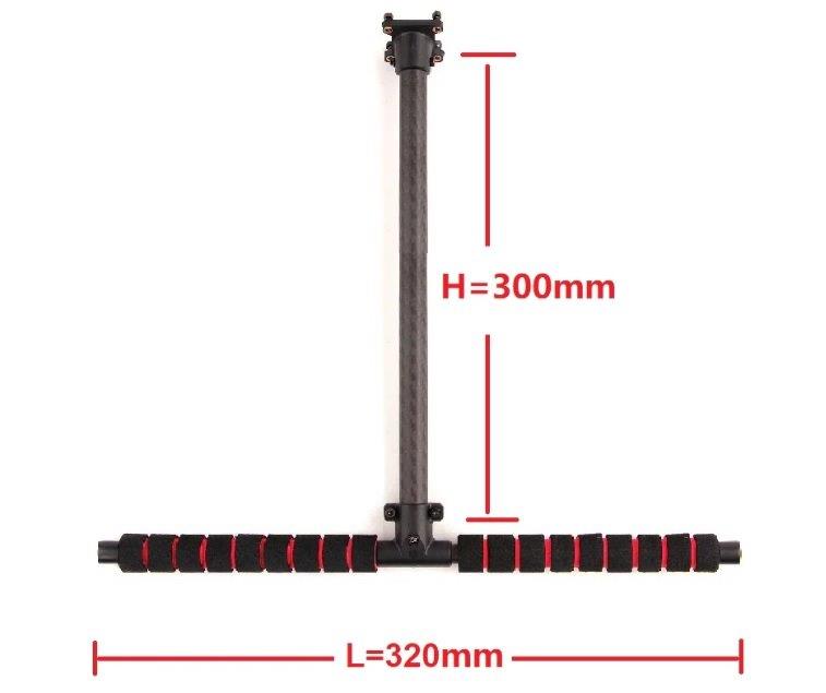 Holybro X650 Carbon Fiber Landing Gear with Plastic Connectors (Single Leg)