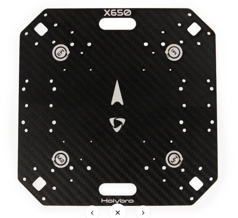 Holybro X650 Carbon Fiber Top Plate
