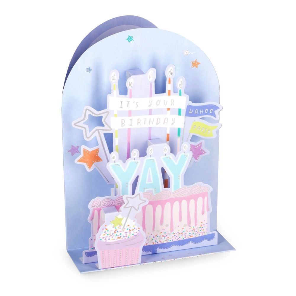 Popup Greeting card, Birthday cake, It´s your Birthday, Wahoo (BGPU0001)