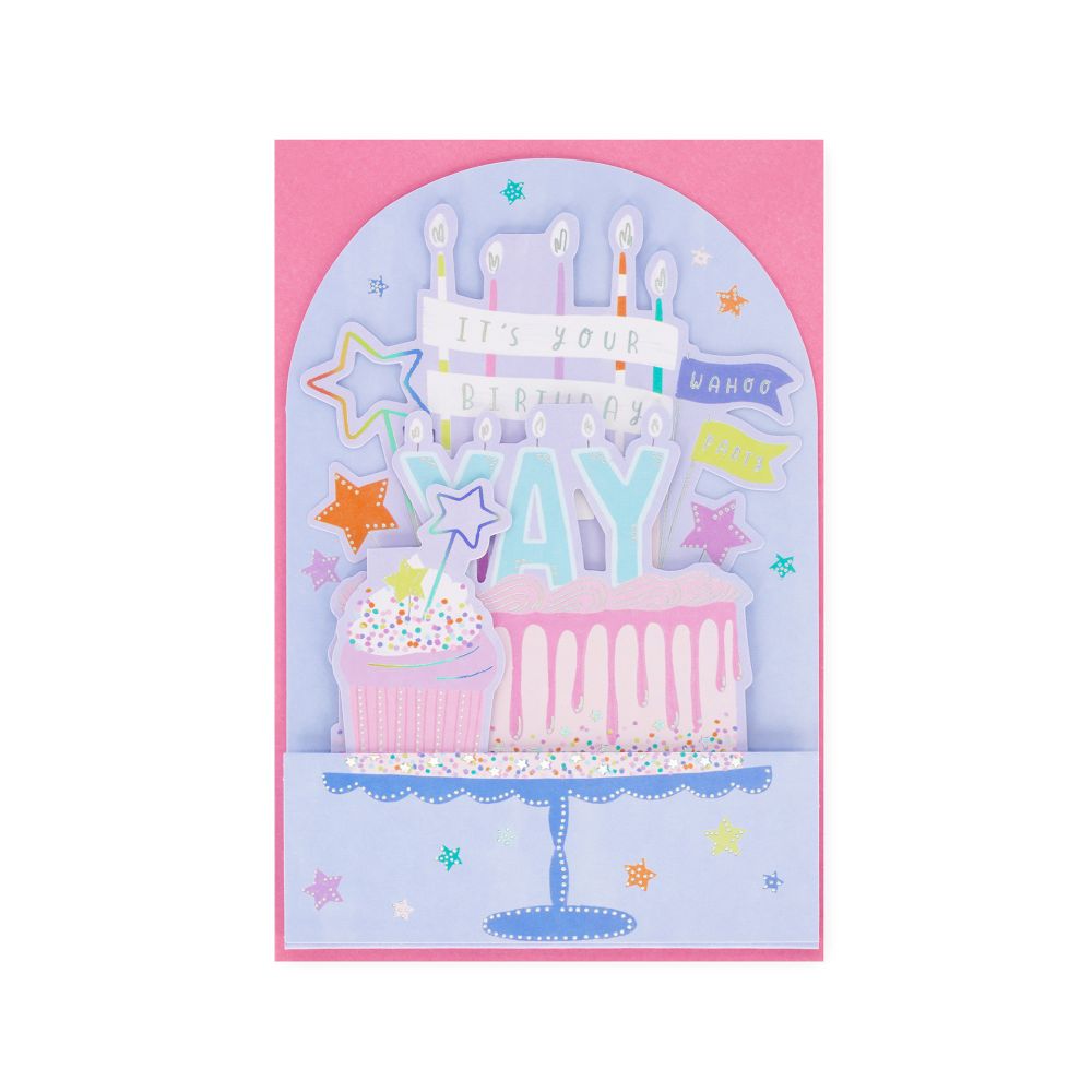 Popup Greeting card, Birthday cake, It´s your Birthday, Wahoo (BGPU0001) - 2