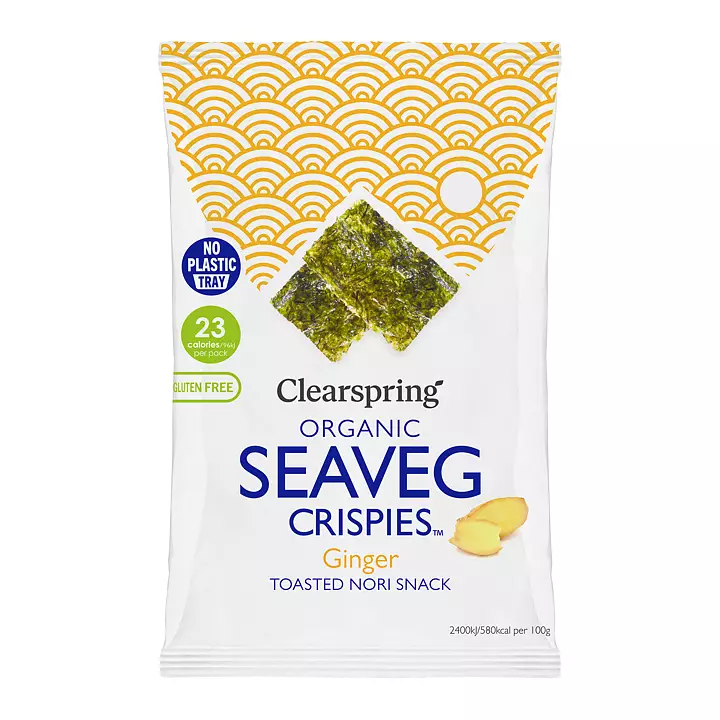 Alg Crispies Nori Ingefära 4g