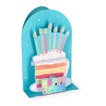 Popup Greeting card, Birthday cake, Happy Birthday to you! (BGPU0006)