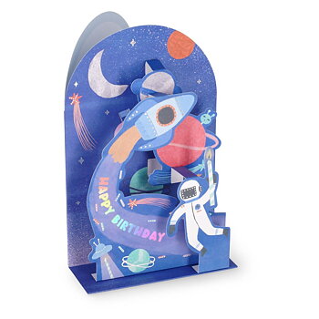 Popup Greeting card, Space, Happy Birthday, Have a blast! (BGPU0007)