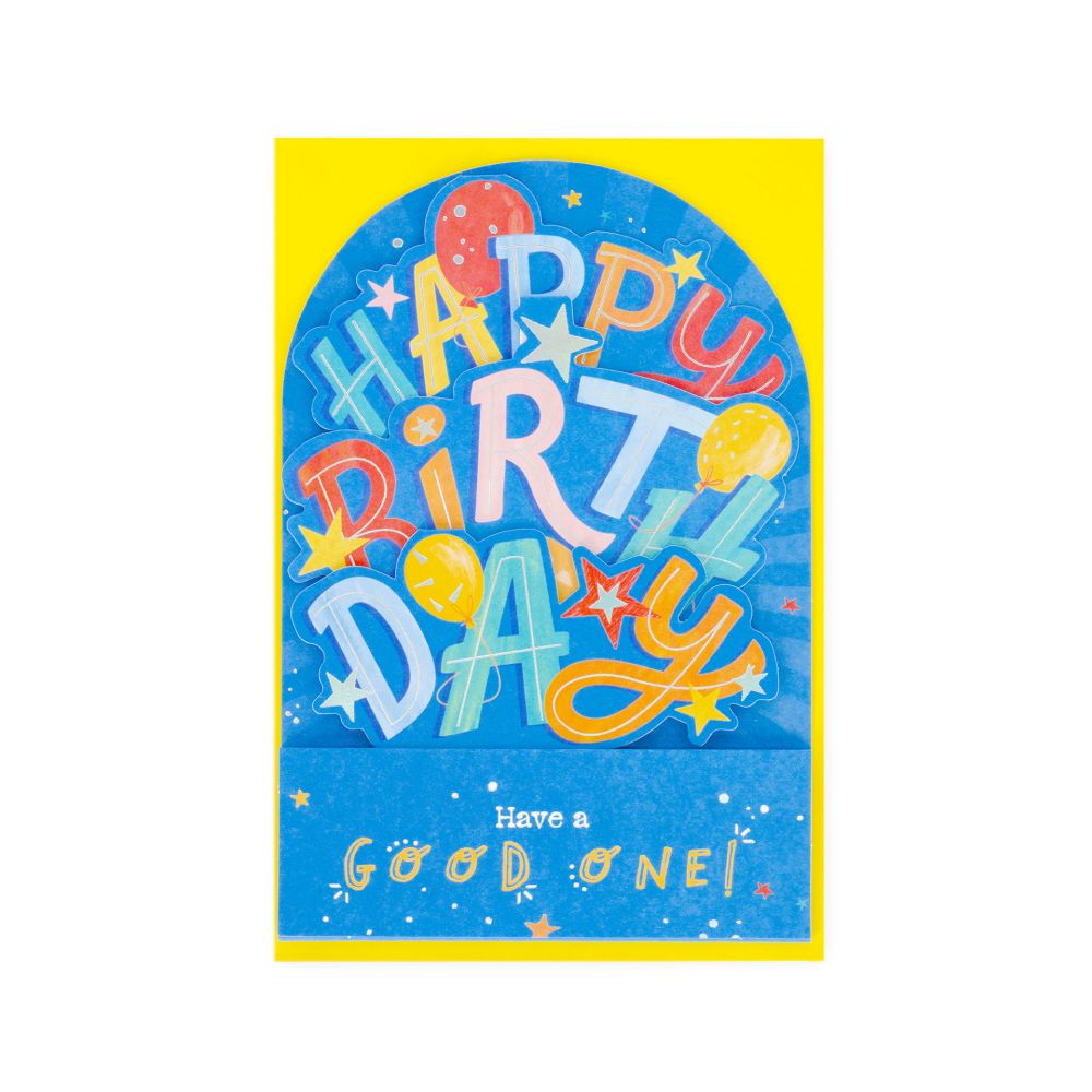 Popup Greeting card, Happy Birthday, Have a good one! (BGPU0012) - 2