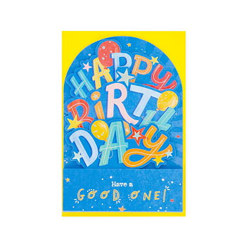 Popup Greeting card, Happy Birthday, Have a good one! (BGPU0012)