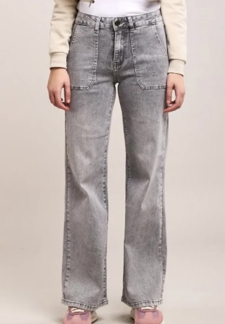 Toxik Stretchjeans Rak Grå - 4