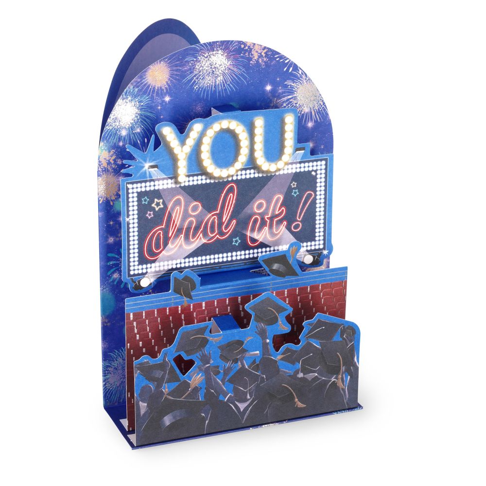 Popup Greeting card, Graduation party, You did it, Congrats! (BGPU0026)