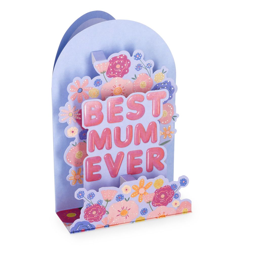 Popup Greeting card, Best Mum Ever (BGPU0027)