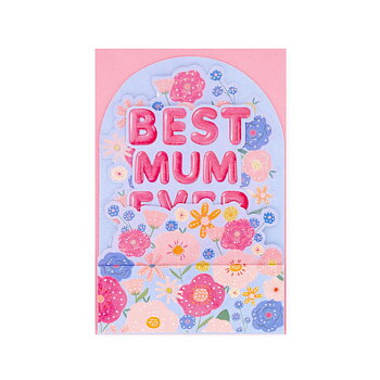 Popup Greeting card, Best Mum Ever (BGPU0027)