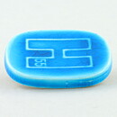Carl-Harry Stålhane (1955) Turquoise Pottery Brooch from H55 Exhibition