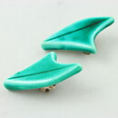 Carl-Harry Stålhane (1955) Green Pottery Earrings from H55 Exhibition (4)
