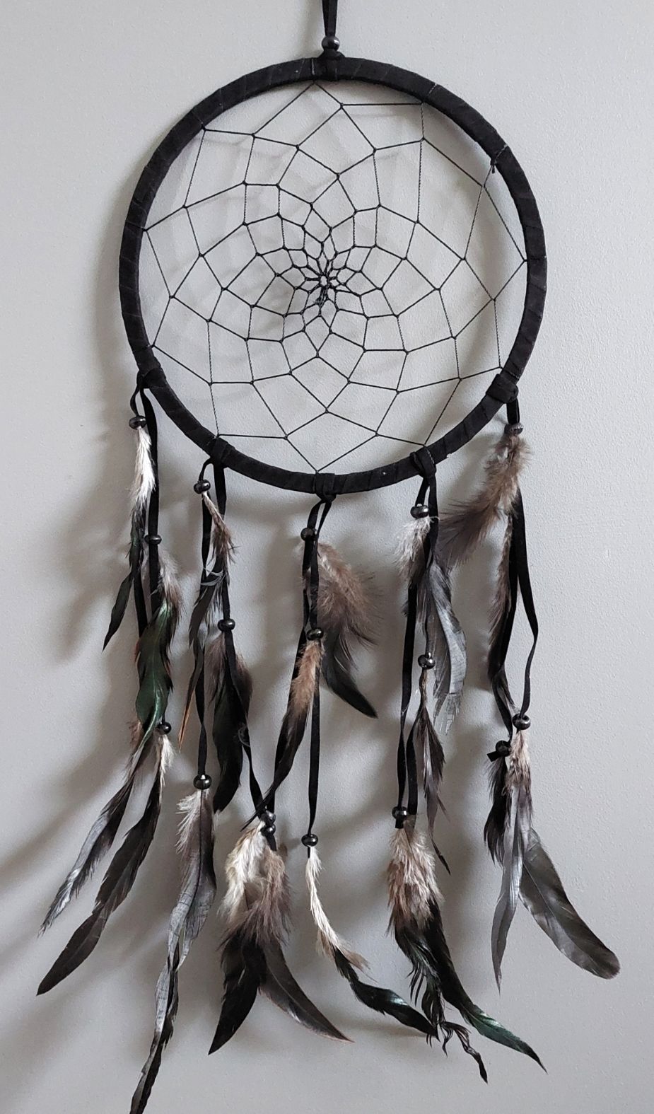 Svart Drömfångare - 22cm