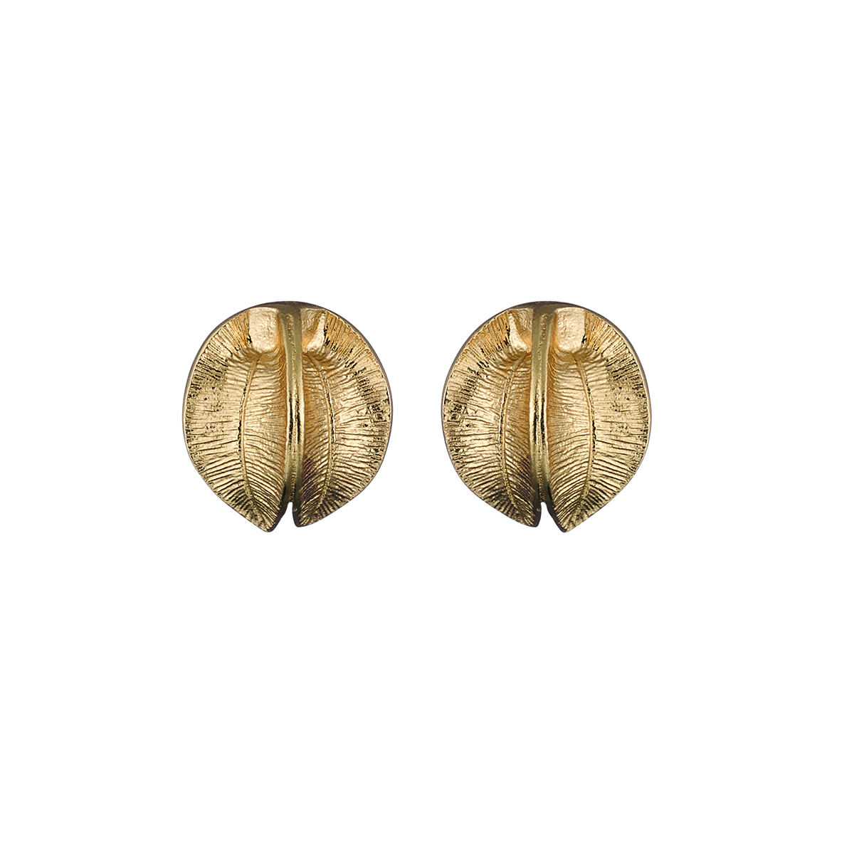 Lumikukka korvakorut Double Bronze