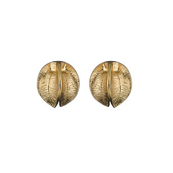Lumikukka korvakorut Double Bronze