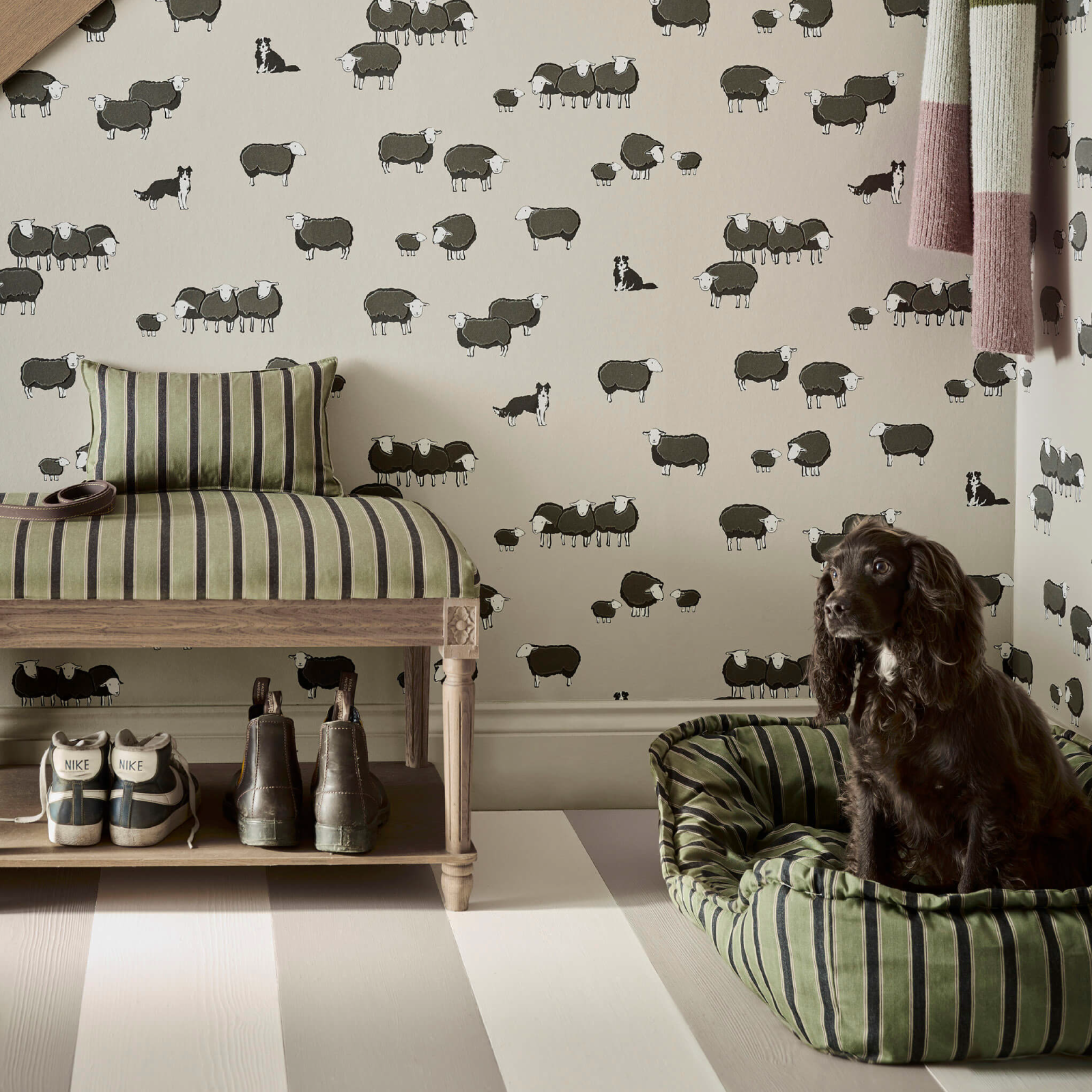 TAPET NIP & LASSIE, Slaked Lime Dark