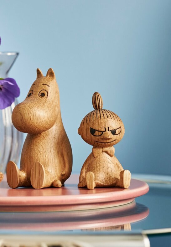 Moomin Wooden Figure (OAK) - Moomintroll 10 cm - 5