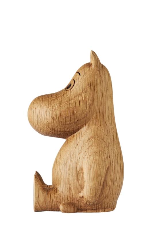 Moomin Wooden Figure (OAK) - Moomintroll 10 cm - 2