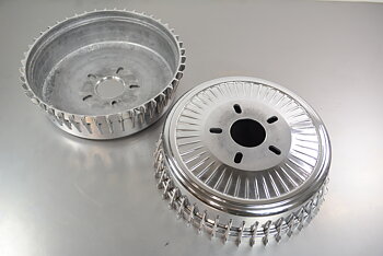 Buick-Dummies Ford 9´´ Drums Only Polished