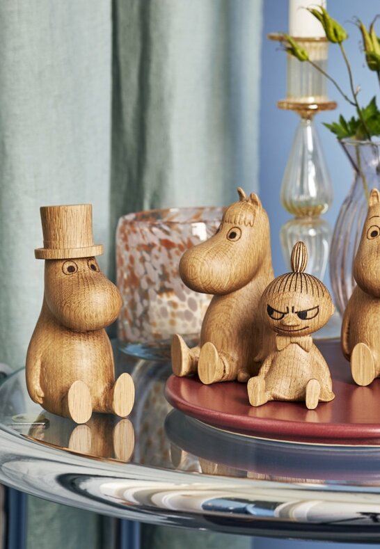 Mumin Träfigur (EK) - Snorkfröken 10 cm - 4