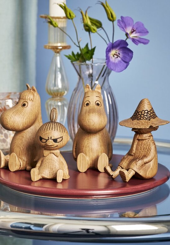 Mumin Träfigur (EK) - Snusmumriken 9 cm - 5