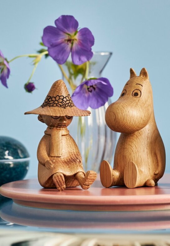 Mumin Träfigur (EK) - Snusmumriken 9 cm - 4