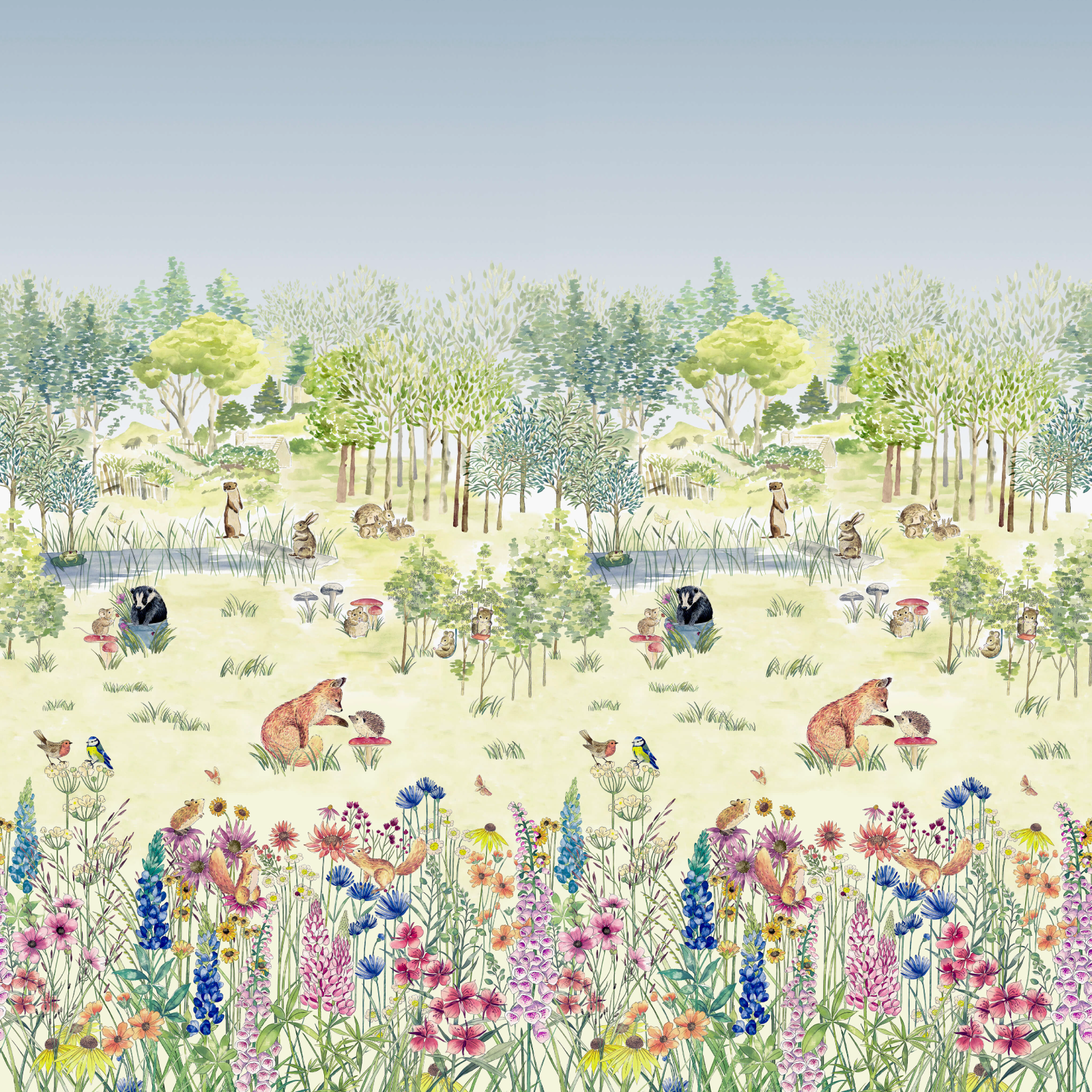 TAPET POTTERS WOODLAND, Spring - 3