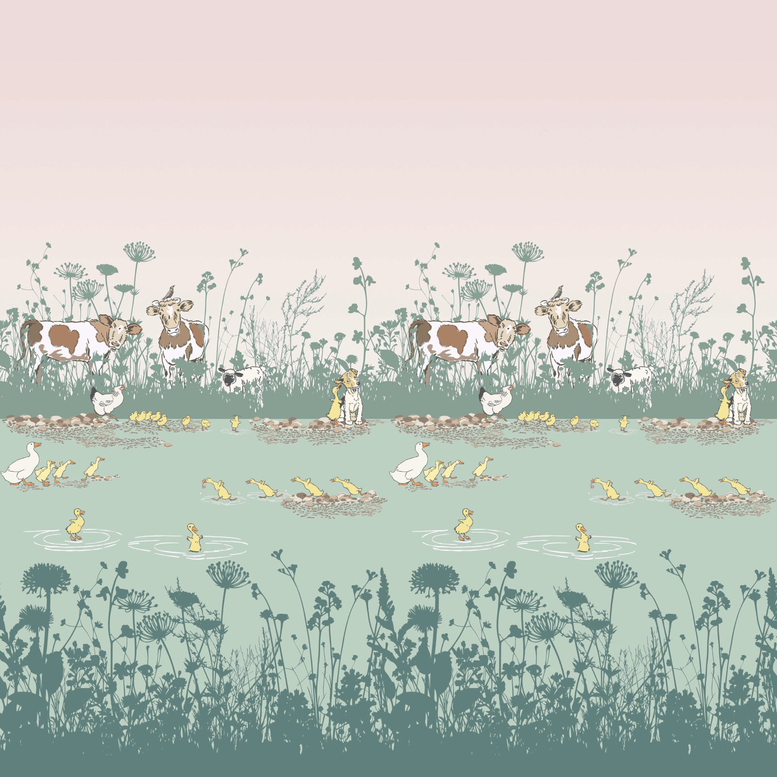 TAPET RIVERSIDE CAPERS, Quack