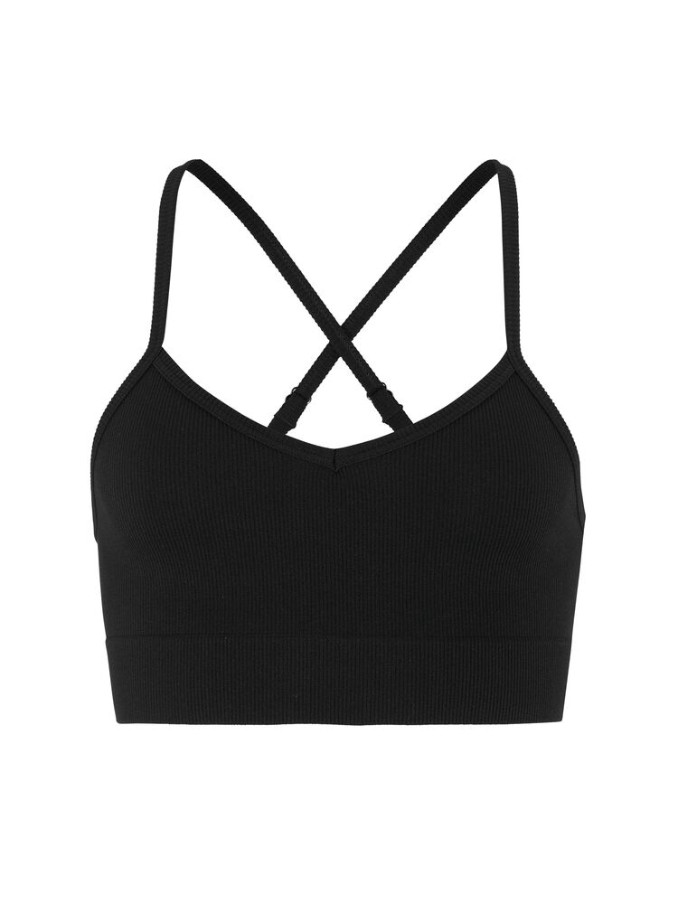 Collective Rib Strap Sports bra W - 10