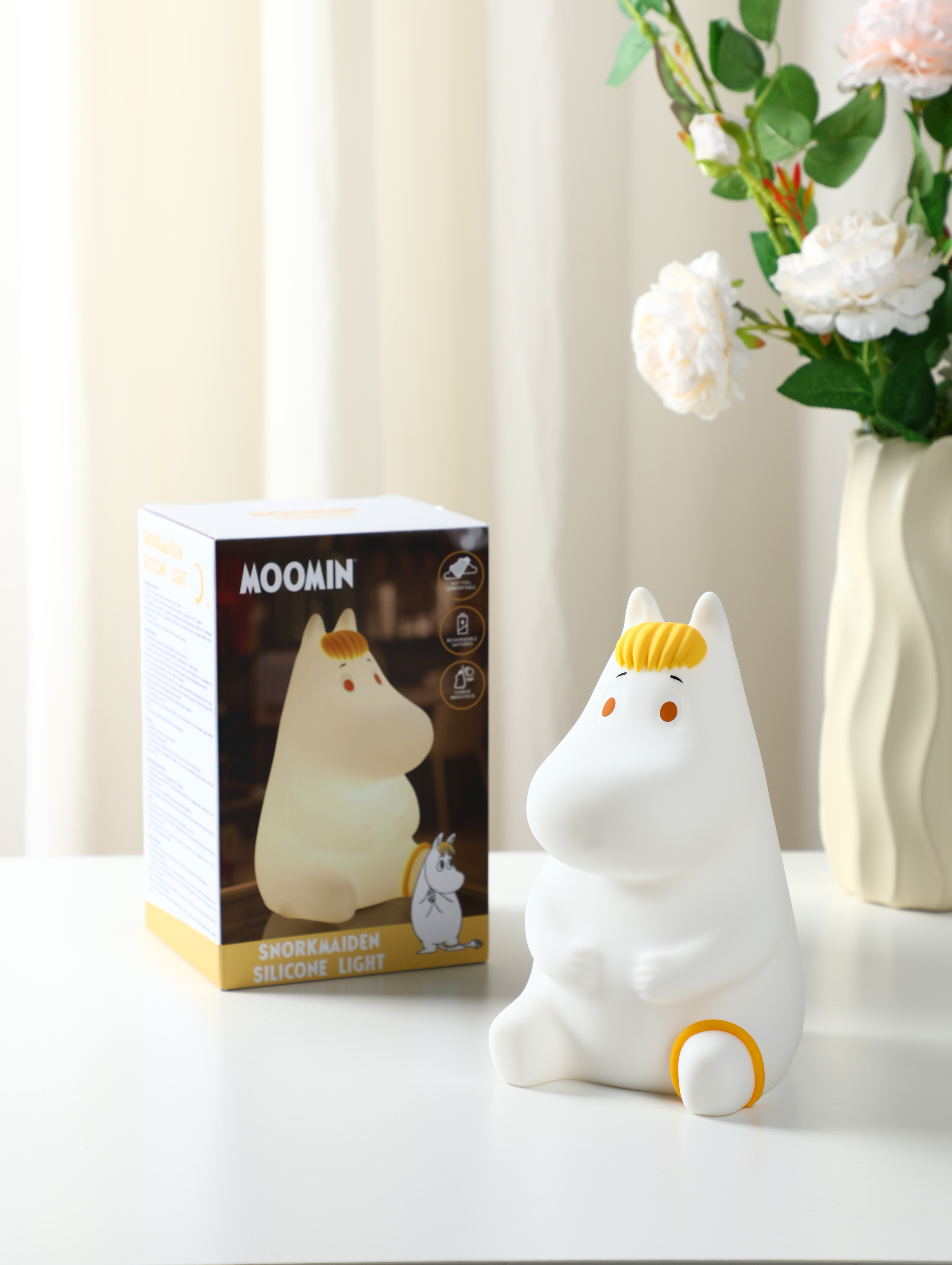 Mumin Mjuk Silikonlampa - Snorkfröken 20 cm  - 2