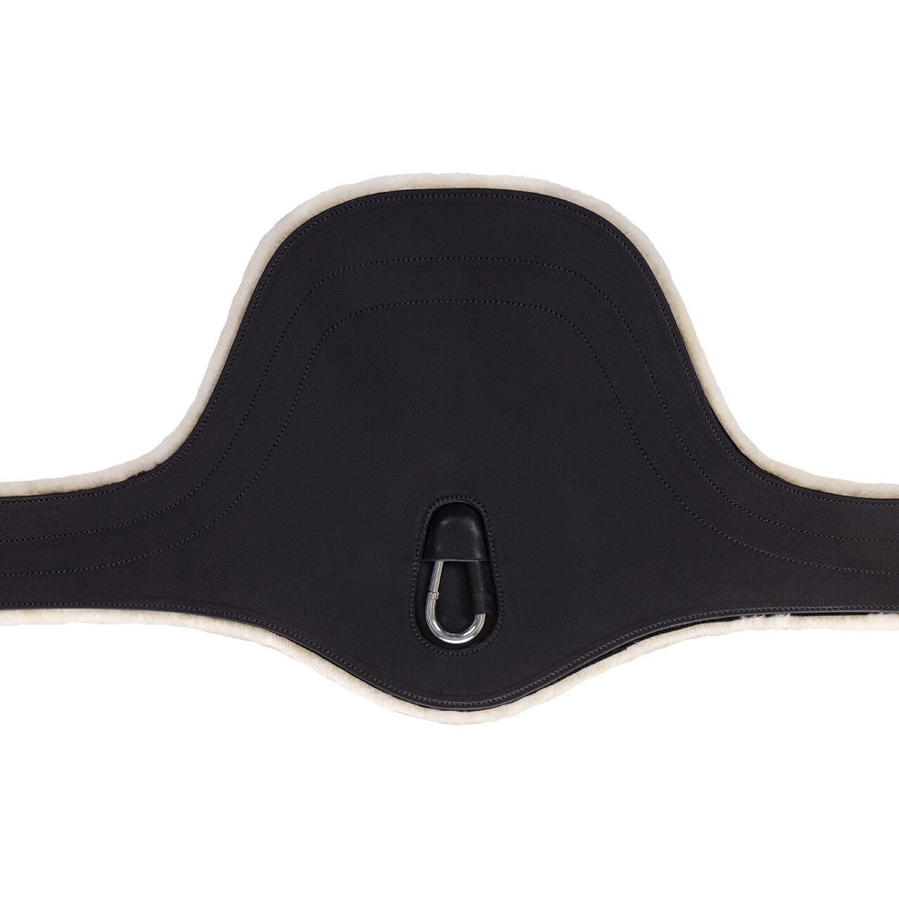 QHP Saddle Pad with Detachable Fur - Black