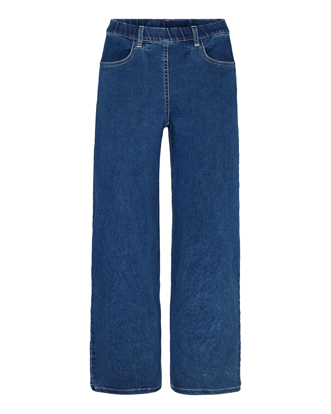 Mirakelbyxa Donna loose kort denimblå