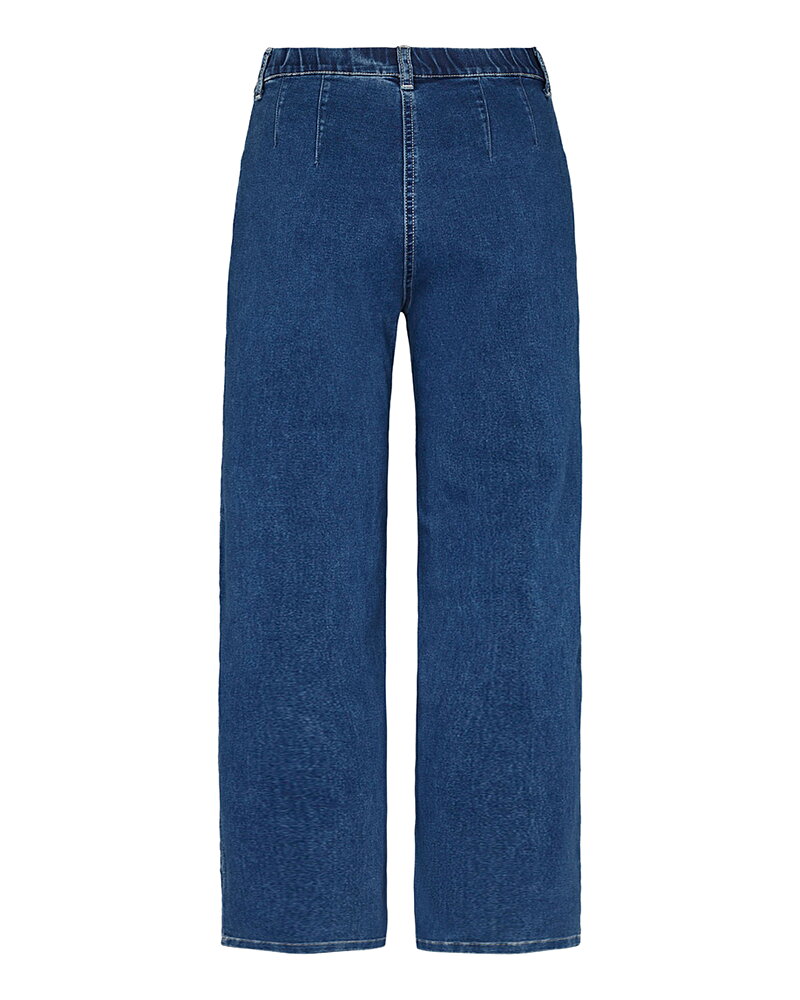 Mirakelbyxa Donna loose kort denimblå
