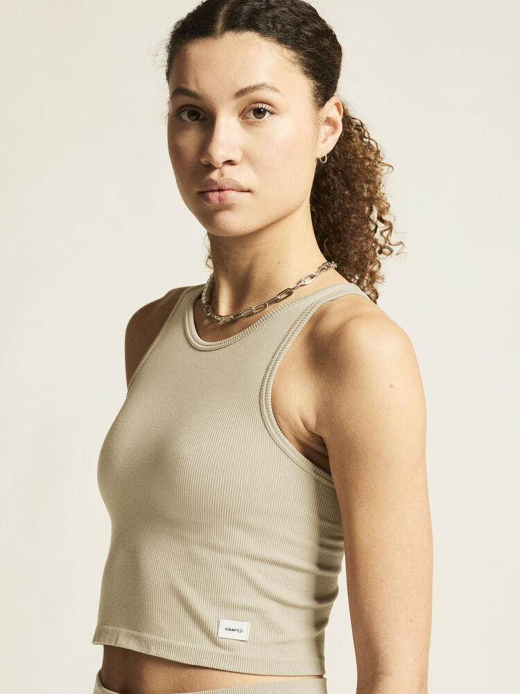 Collective Rib Tank Top W - 10