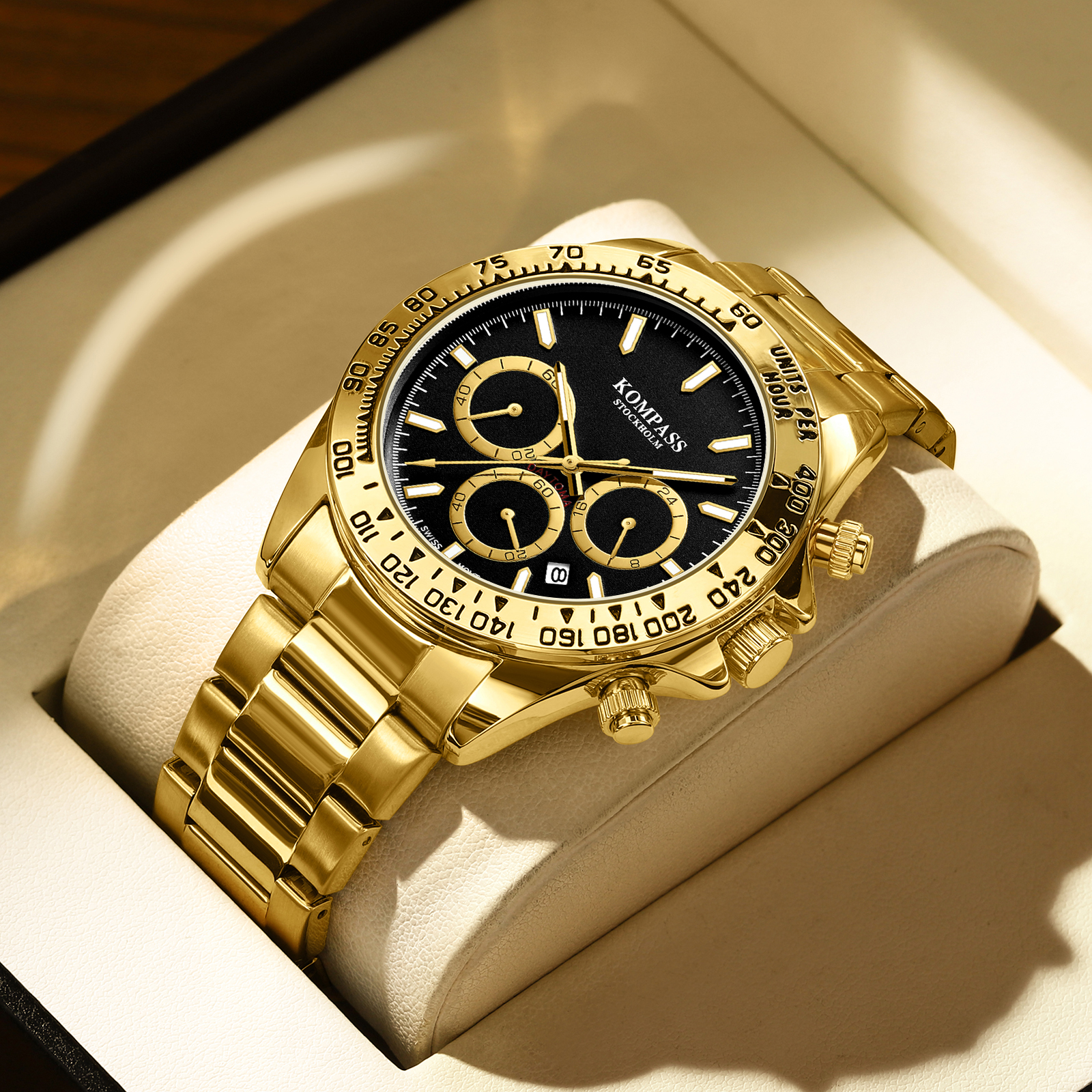Kompass ChronoRace Gold Black - 5