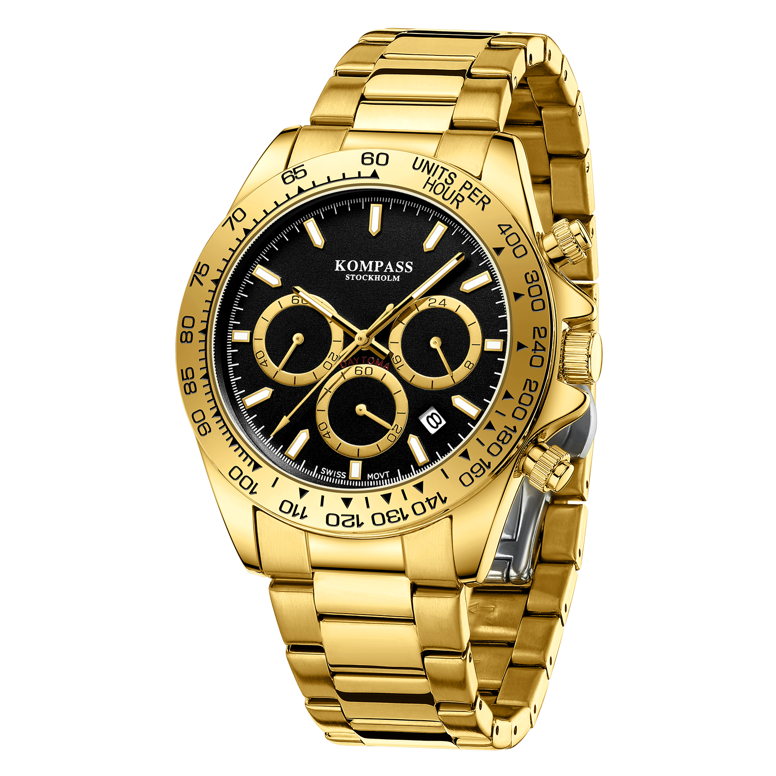 Kompass ChronoRace Gold Black - 3