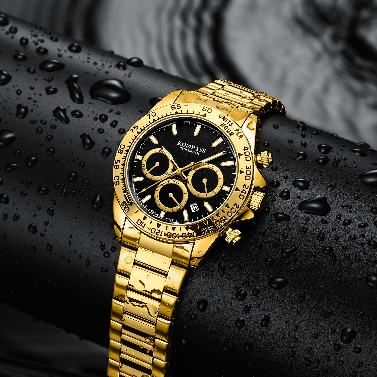 Kompass ChronoRace Gold Black - 6
