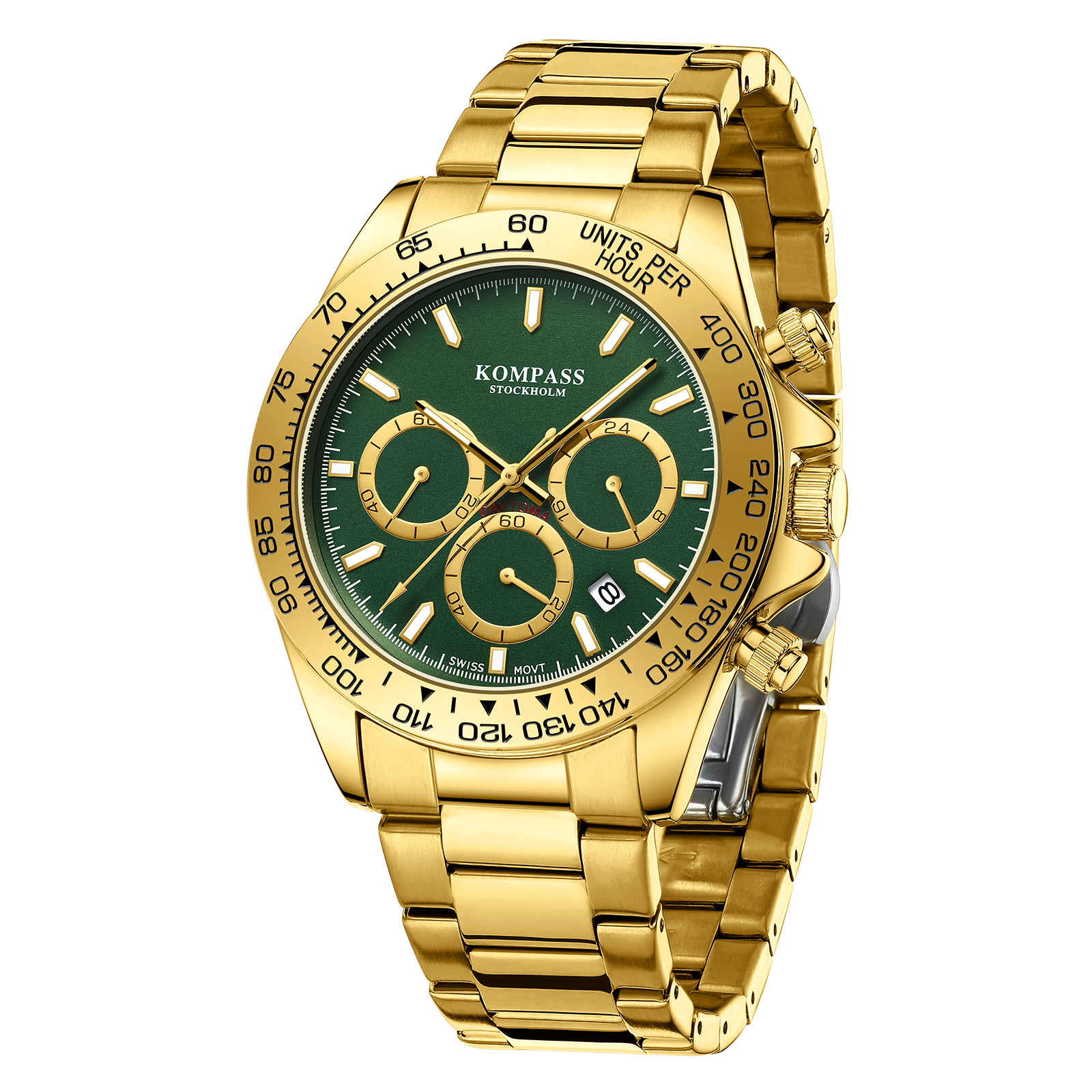 Kompass ChronoRace Gold Green - 3