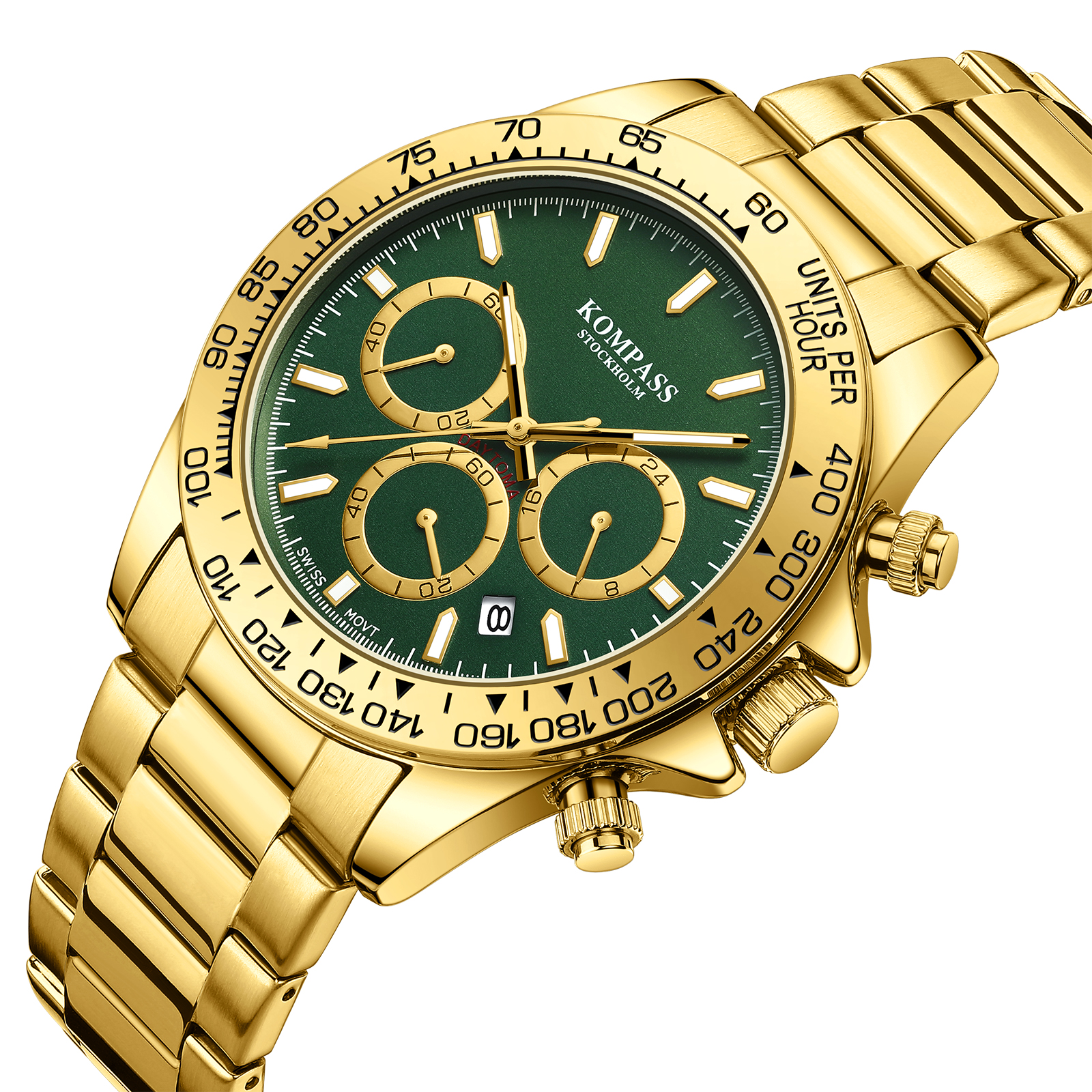 Kompass ChronoRace Gold Green - 2