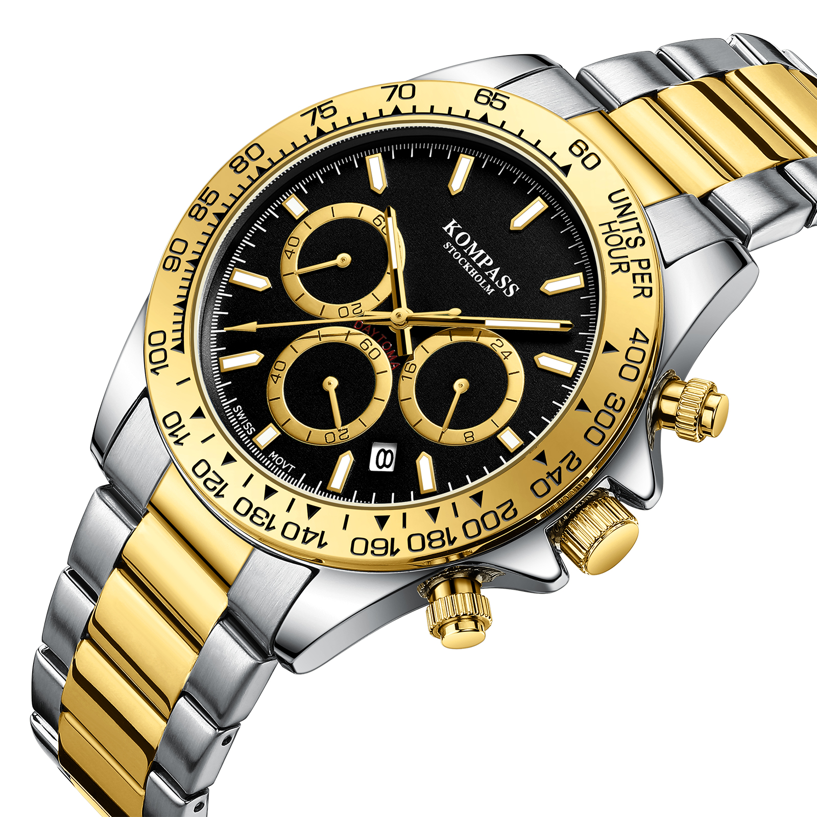Kompass ChronoRace Silver Gold Black - 2