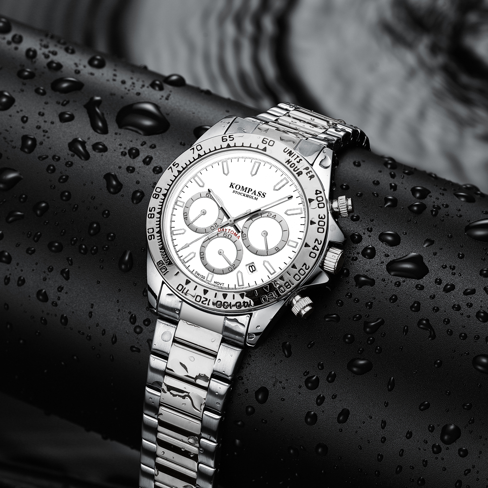 Kompass ChronoRace Silver White - 6
