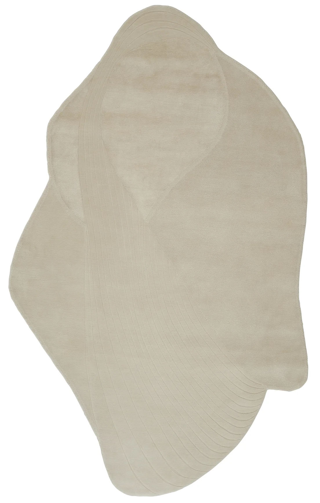 Amphitrite Beige Rund 140x240cm