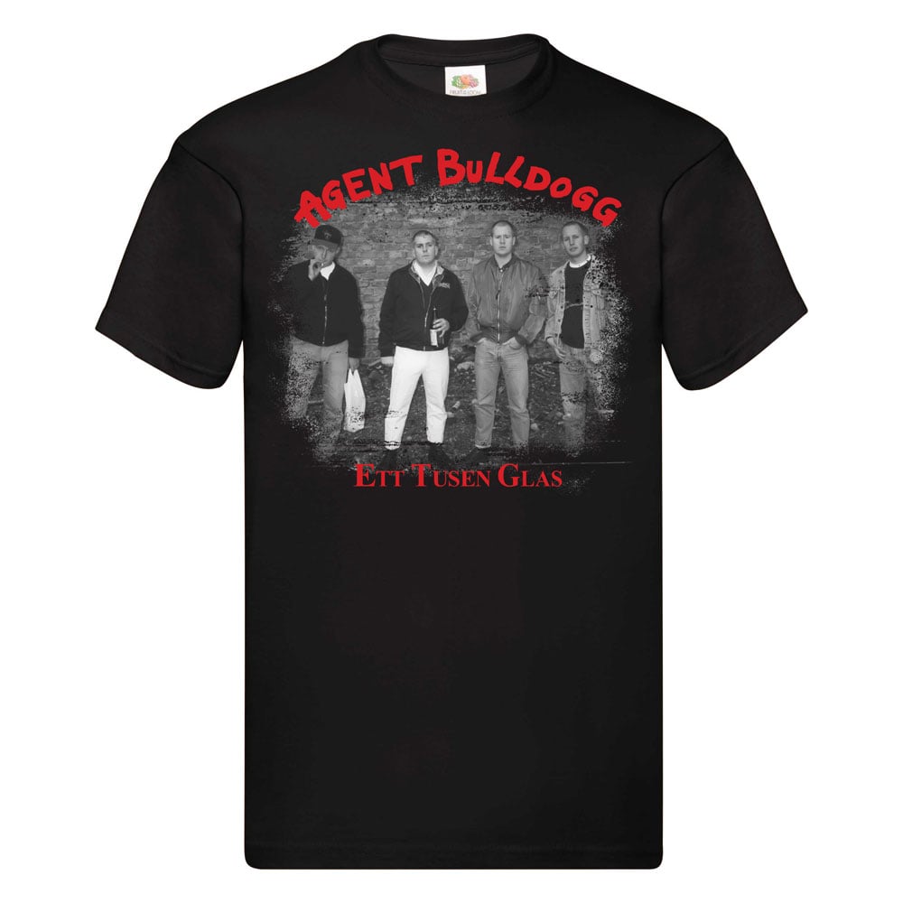 Agent bulldogg - Ett tusen glas - T-shirt