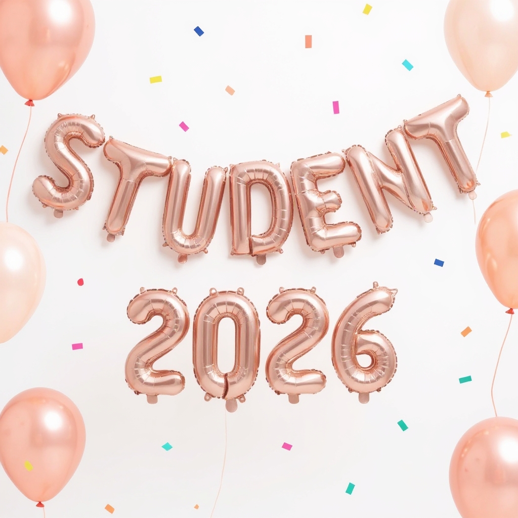 Ballonggirlang - "STUDENT 2026" - Rosé