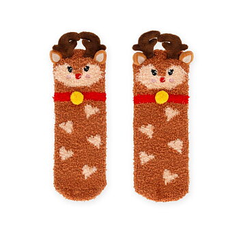 It´s a match, non slip socks, Reindeer (børn)