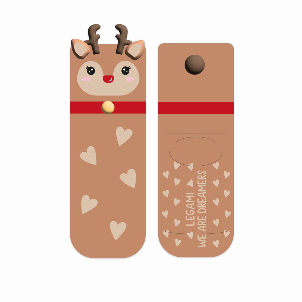 It´s a match, non slip socks, Reindeer (børn)